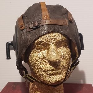 WW2 Military US Army Air Force Aviator Helmet